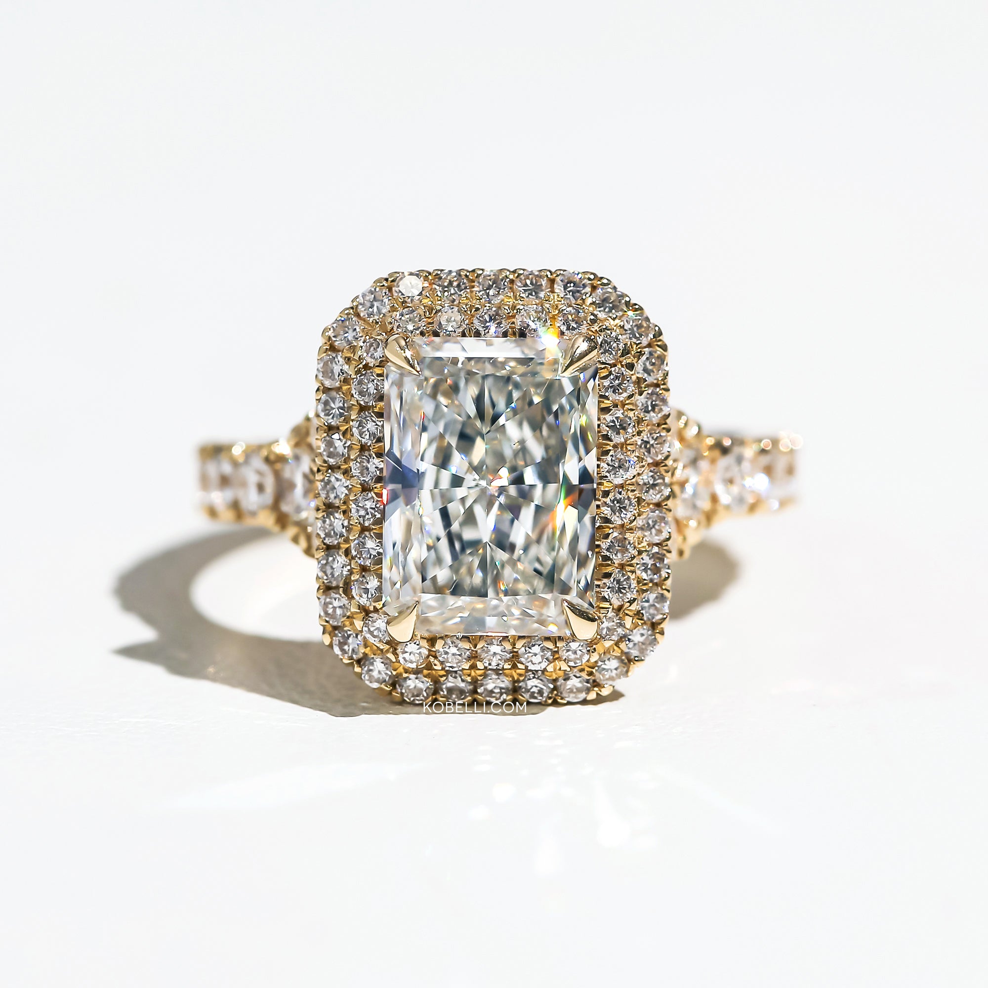 Lab Grown Diamond Double Halo Seoul Ring