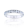 0.5 Carat Lab Grown Diamond Half Eternity Greta Ring in White Gold