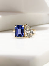 Sapphire & Diamond Dutchess Ring