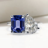 Sapphire & Diamond Dutchess Ring