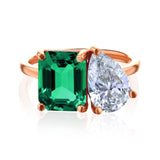 Kobelli Grown Diamond & Gemstone Ring