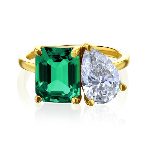 Kobelli Grown Diamond & Gemstone Ring