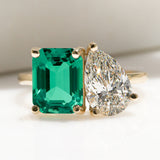 Kobelli Grown Diamond & Gemstone Ring