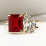 Ruby & Diamond Dorothy Ring