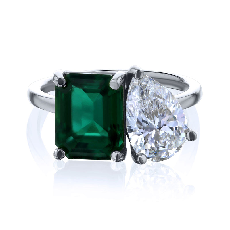 Kobelli Grown Diamond & Gemstone Ring