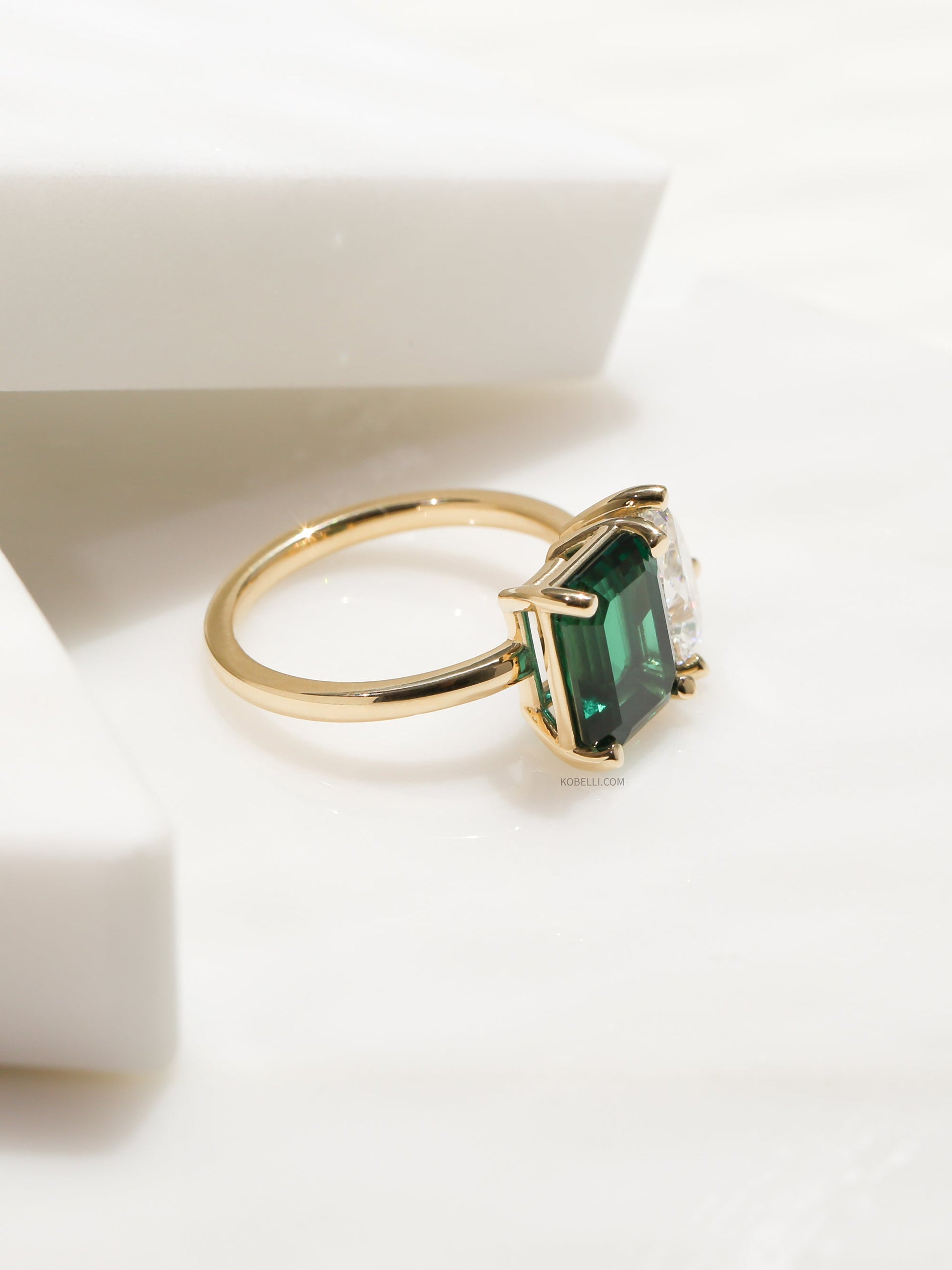 Kobelli Grown Diamond & Gemstone Ring