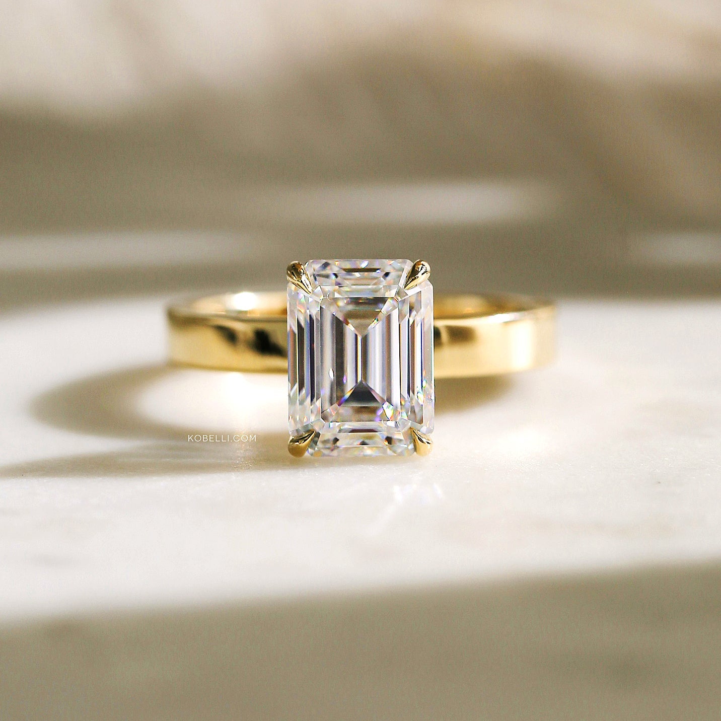 Kobelli Certified Lab-Grown Diamond Engagement Ring - 3 Carat