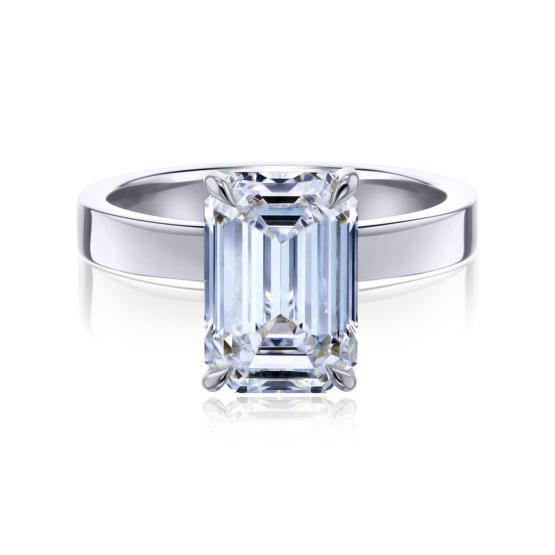 5 Carat Lab Grown Diamond Solitaire Havana Ring