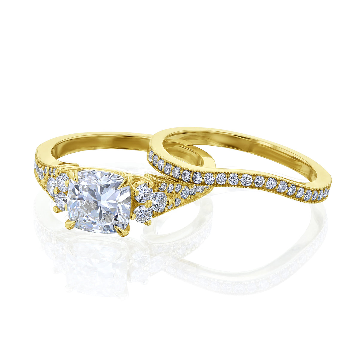 Lab Grown Diamond Grindelwald 2pc Bridal Set