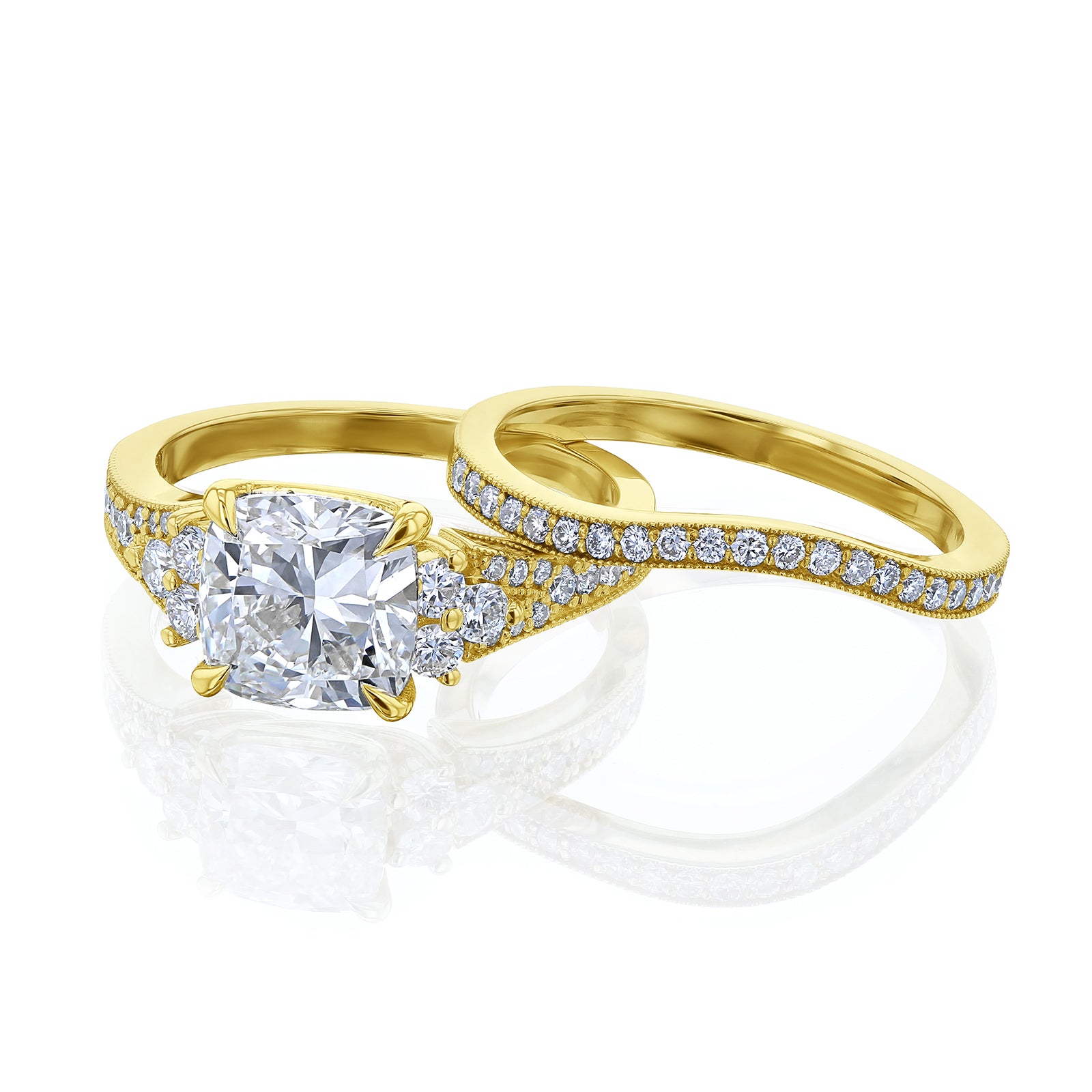Lab Grown Diamond Grindelwald 2pc Bridal Set