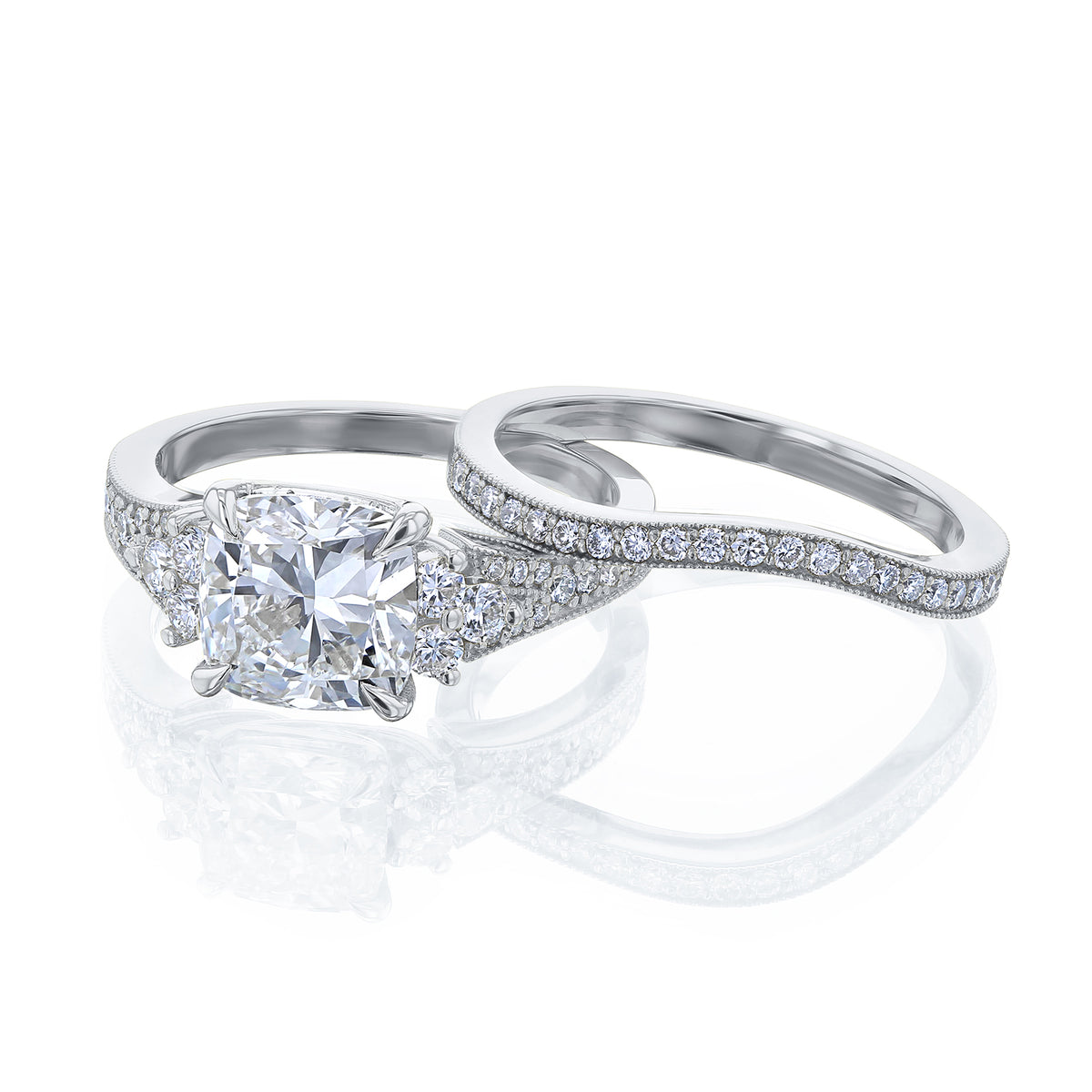 Lab Grown Diamond Grindelwald 2pc Bridal Set
