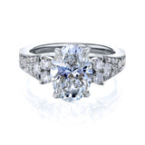 Kobelli Grown Diamond Decked Engagement Ring