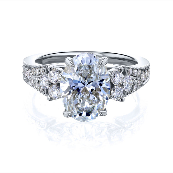 Kobelli Grown Diamond Decked Engagement Ring