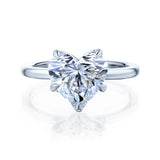 Kobelli Grown Heart Diamond Engagement Ring