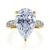 8 Carat Lab Grown Diamond Half Eternity Beckham Ring