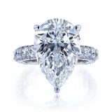8 Carat Lab Grown Diamond Half Eternity Beckham Ring