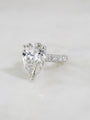 Kobelli Grown Pear Diamond Engagement Ring long shot