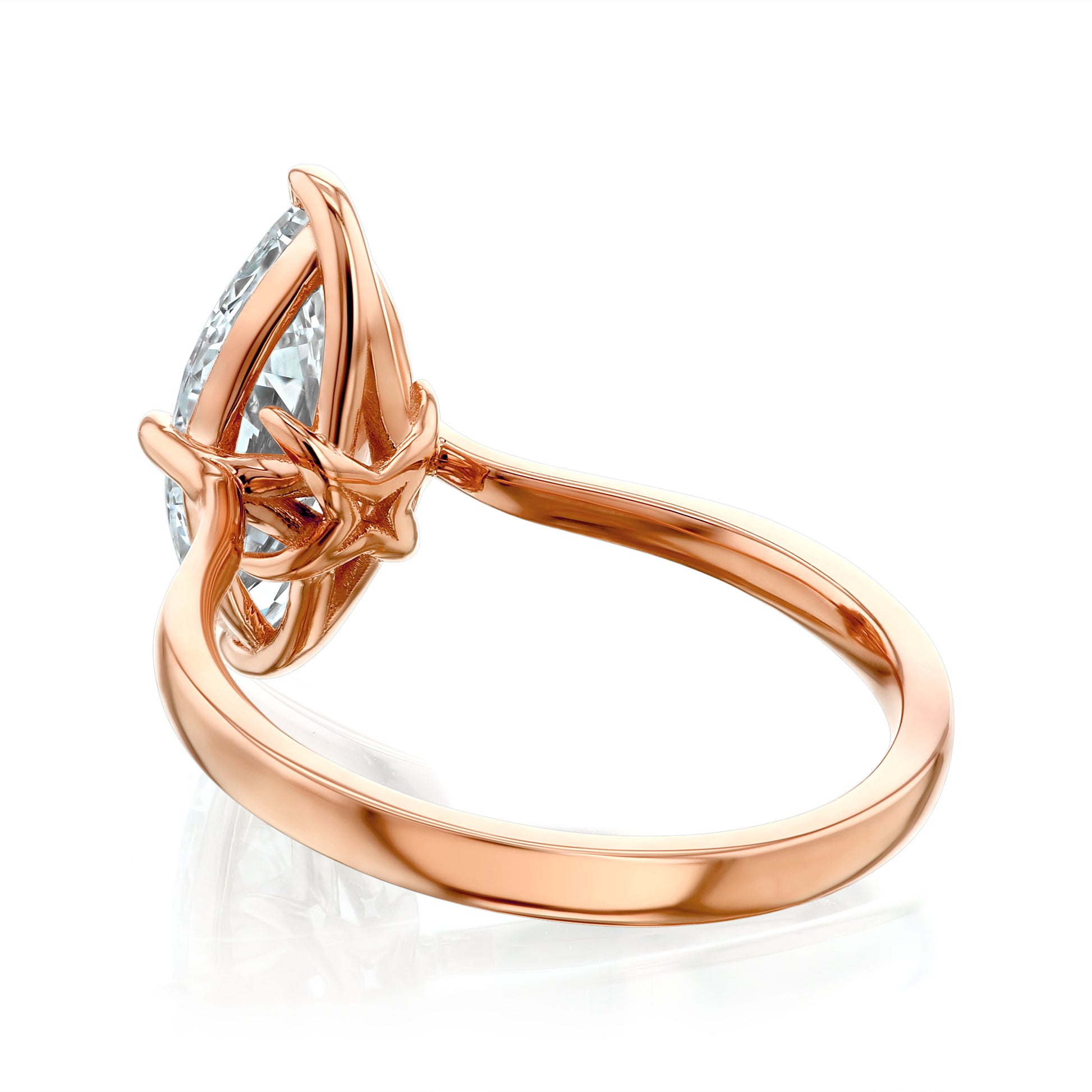2 Carat Lab Grown Diamond Solitaire Mérida Ring