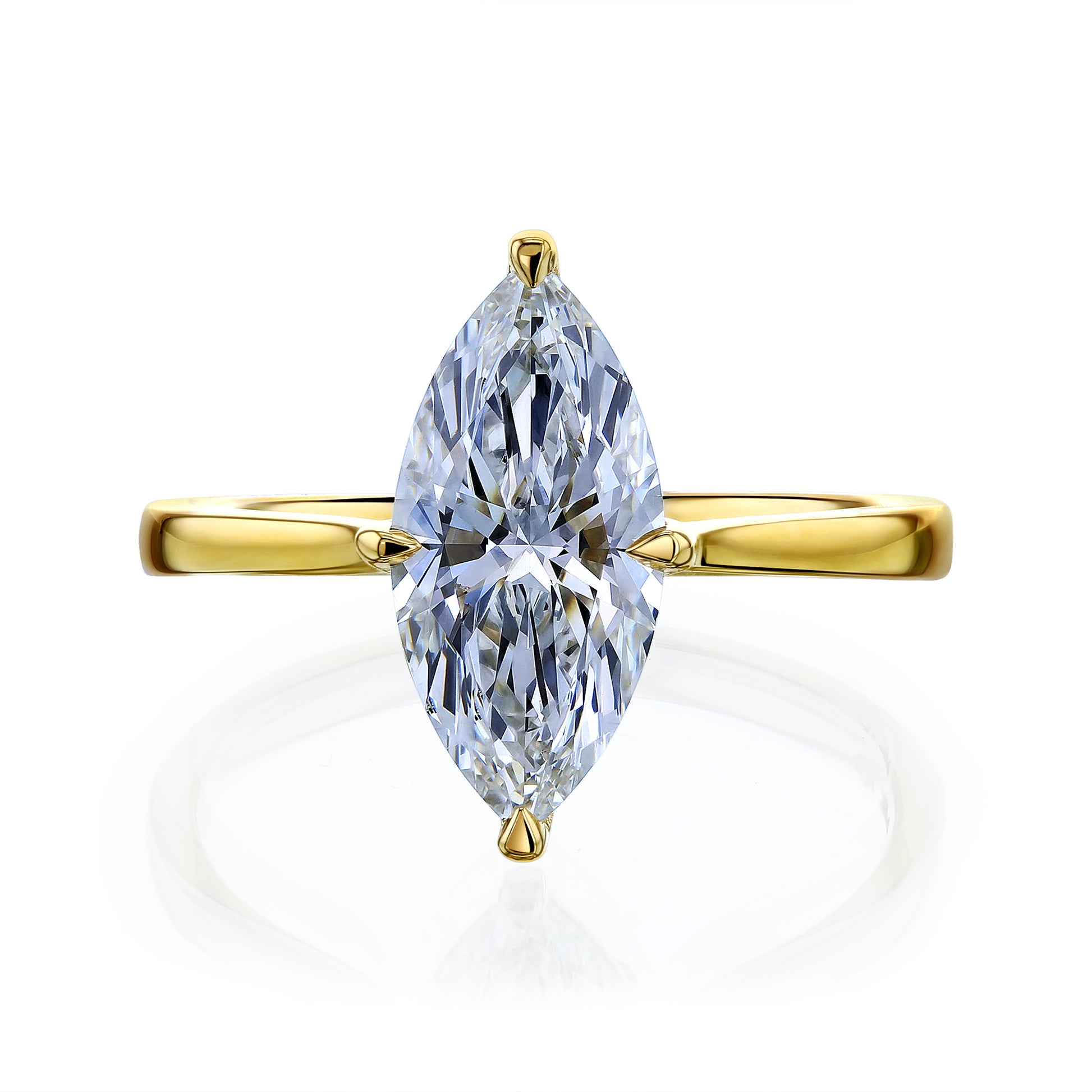 2 Carat Lab Grown Diamond Solitaire Mérida Ring