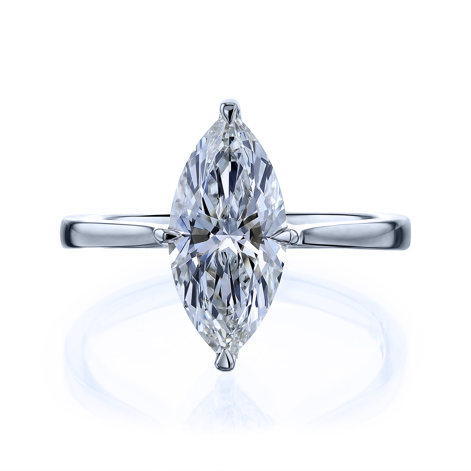 2 Carat Lab Grown Diamond Solitaire Mérida Ring