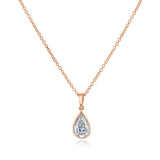 Pear Diamond in Rose Gold