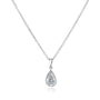 Pear Diamond in White Gold