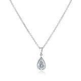 Pear Diamond in White Gold