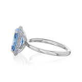 3ct Blue Diamond Aomori Ring (Cert)