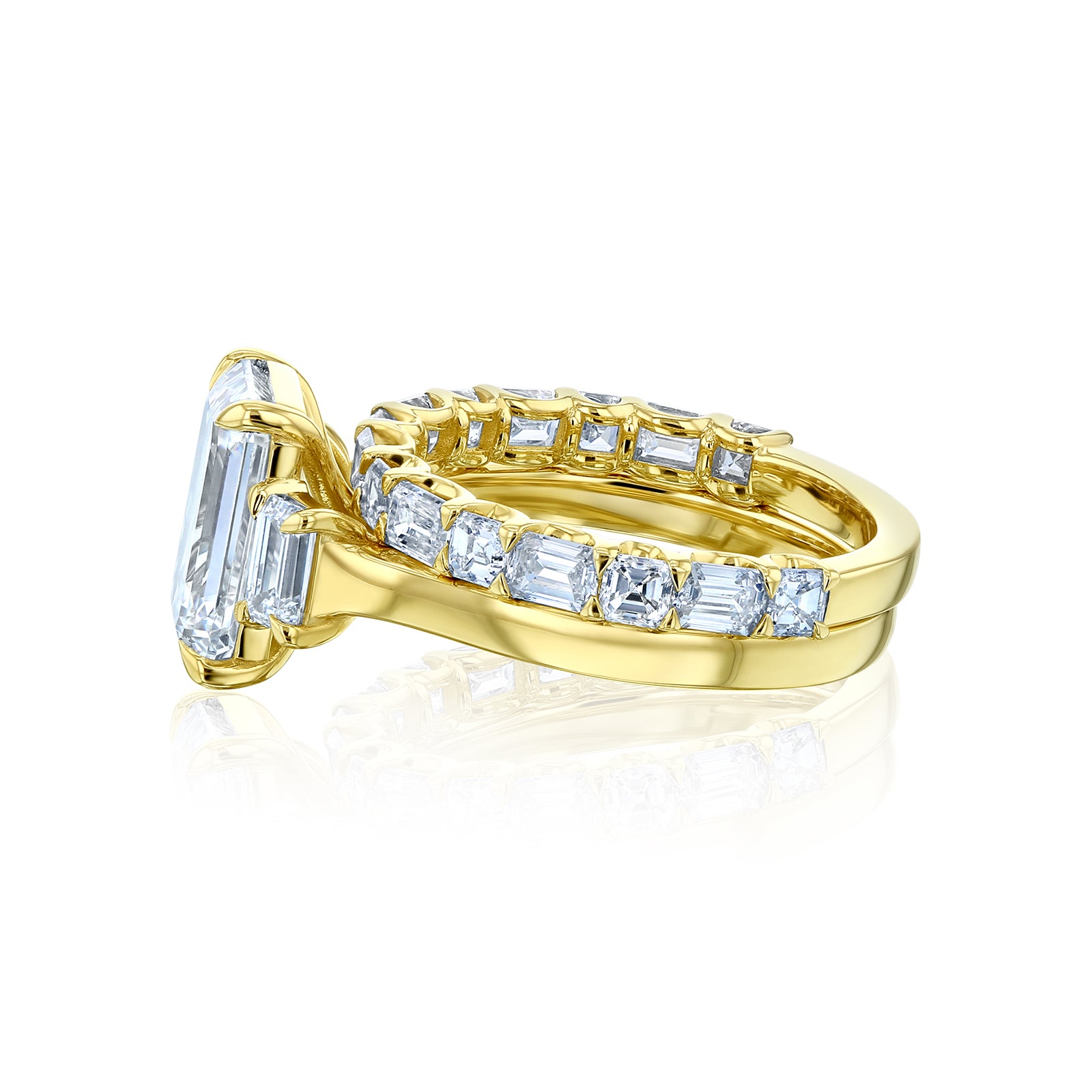 7 Carat Lab Grown Diamond Esma Bridal Set