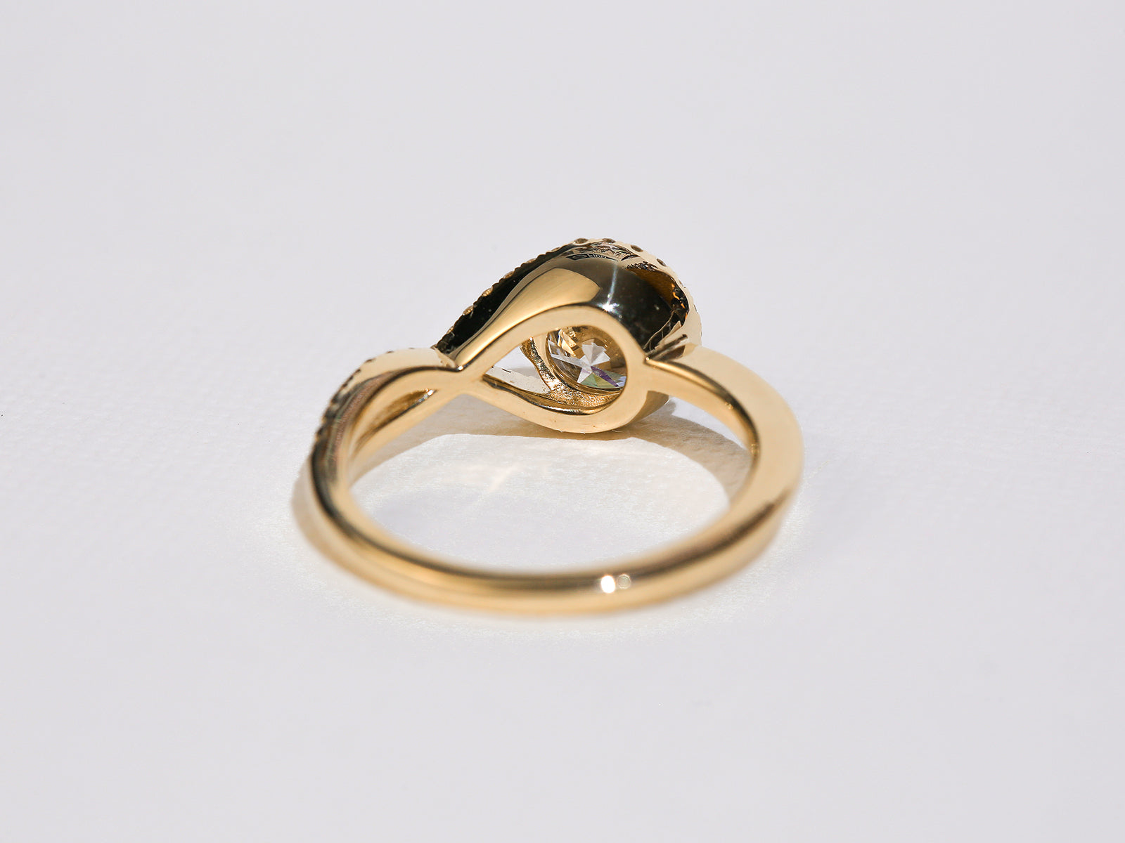 Backside of ring