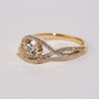 Yellow gold in natural lighting