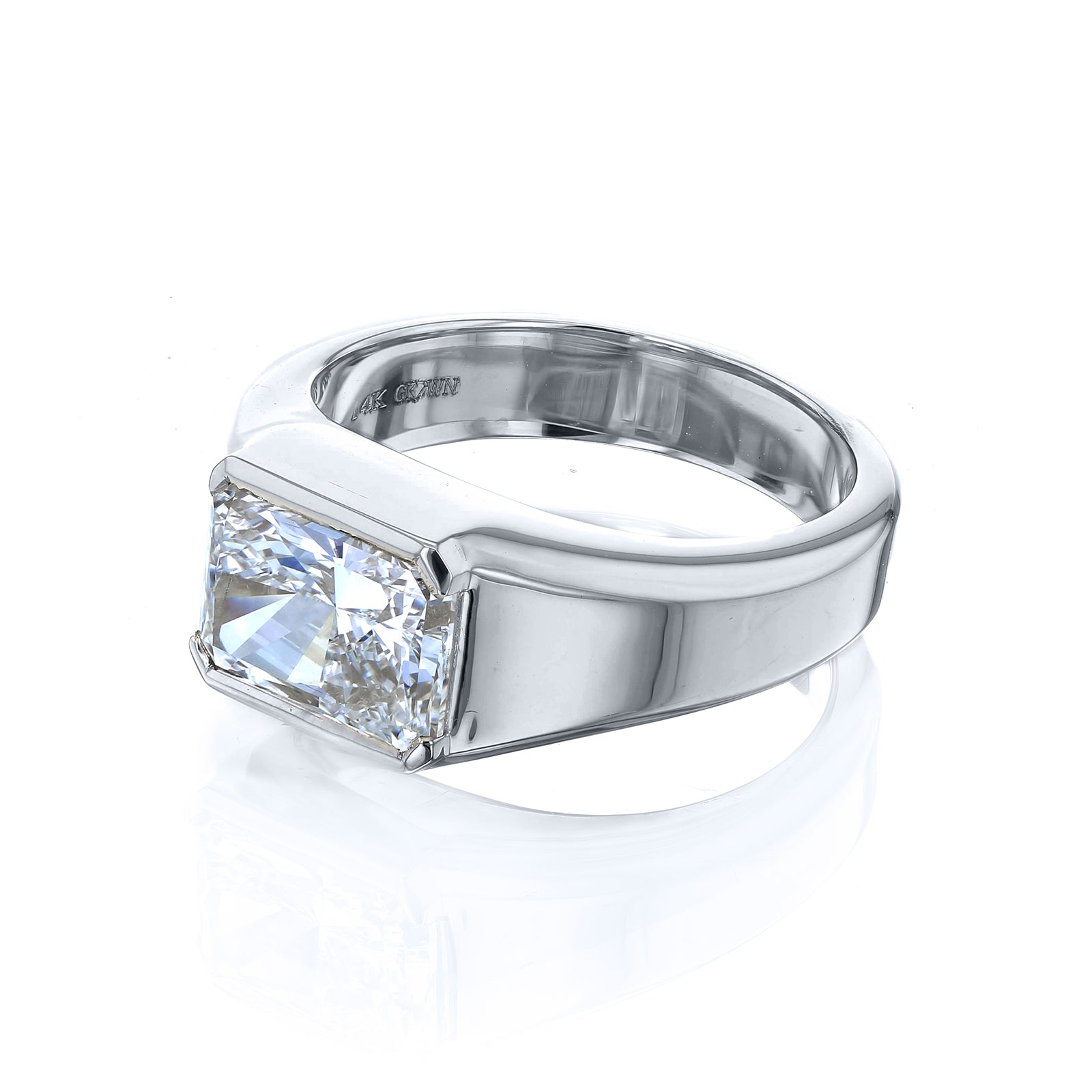 white gold option side angle