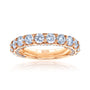Kobelli Lab Grown Diamond Multi Row Band in Rose Gold