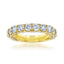 Kobelli Lab Grown Diamond Multi Row Band in Yellow Gold