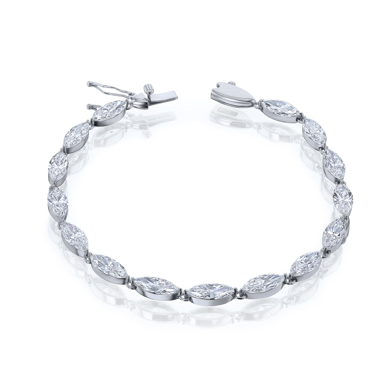9 Carat Lab Grown Diamond Tennis XV Bracelet