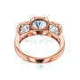 inside angle of Croft ring in rose gold
