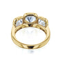 inside angle of Croft ring in yellow gold