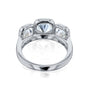 inside angle of Croft ring in white gold