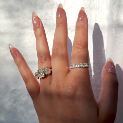 The Croft Ring and the July Ring as seen on Instagram
