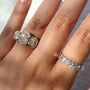 The Croft Ring and the July Ring as seen on Instagram