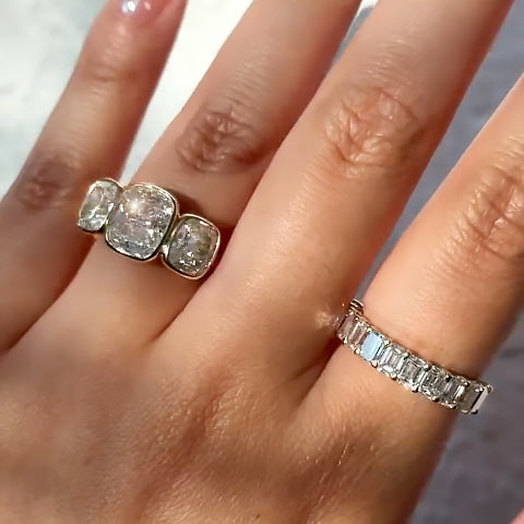 The Croft Ring and the July Ring as seen on Instagram