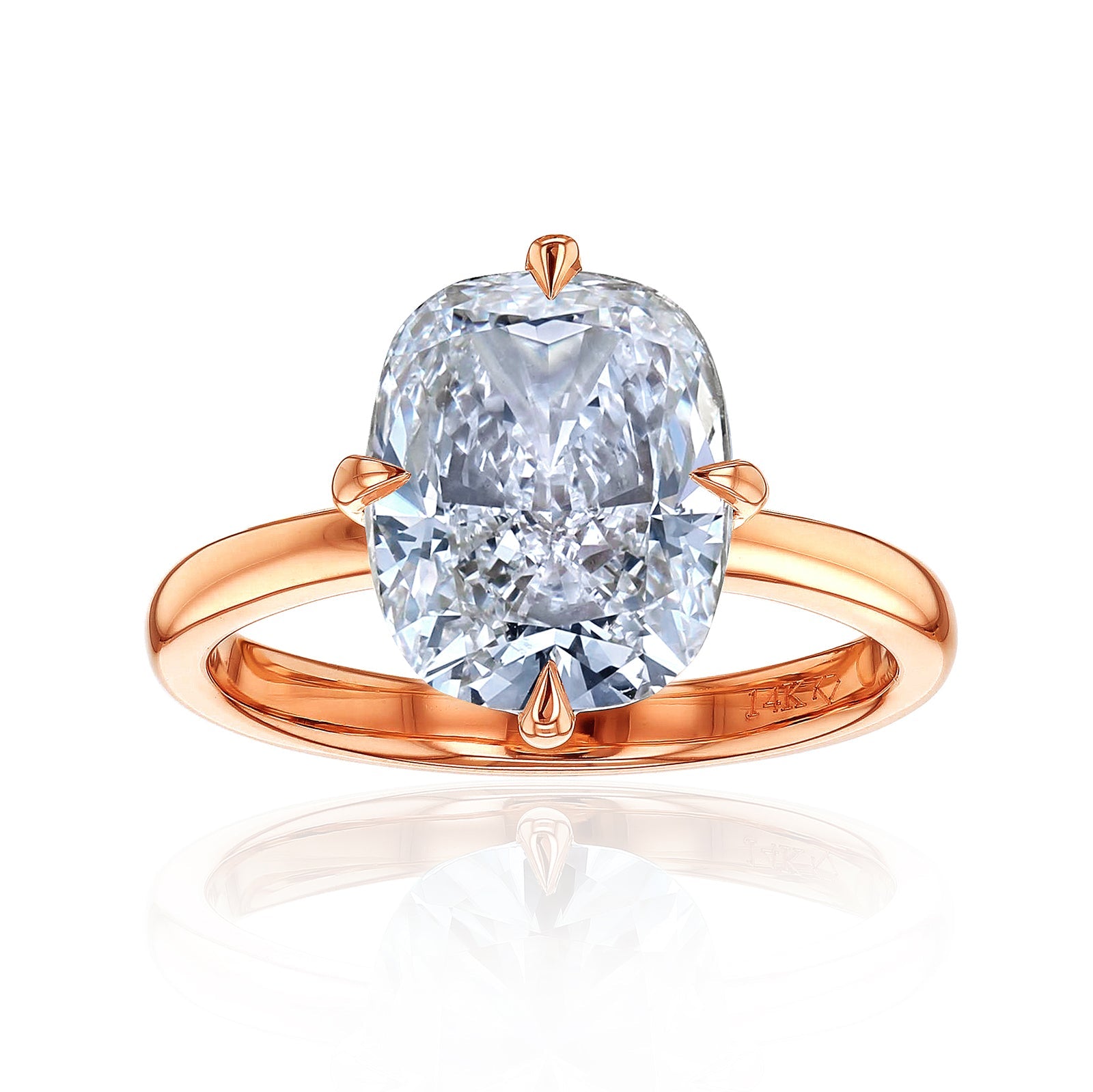 Lab Grown Diamond Plain Band Starlight Ring