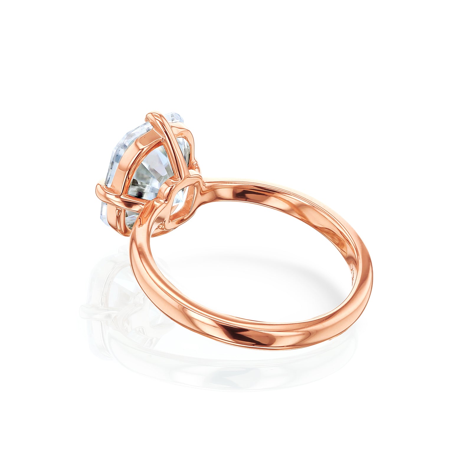 Old Mine Lab Grown Diamond Plain Band Candlelight Ring