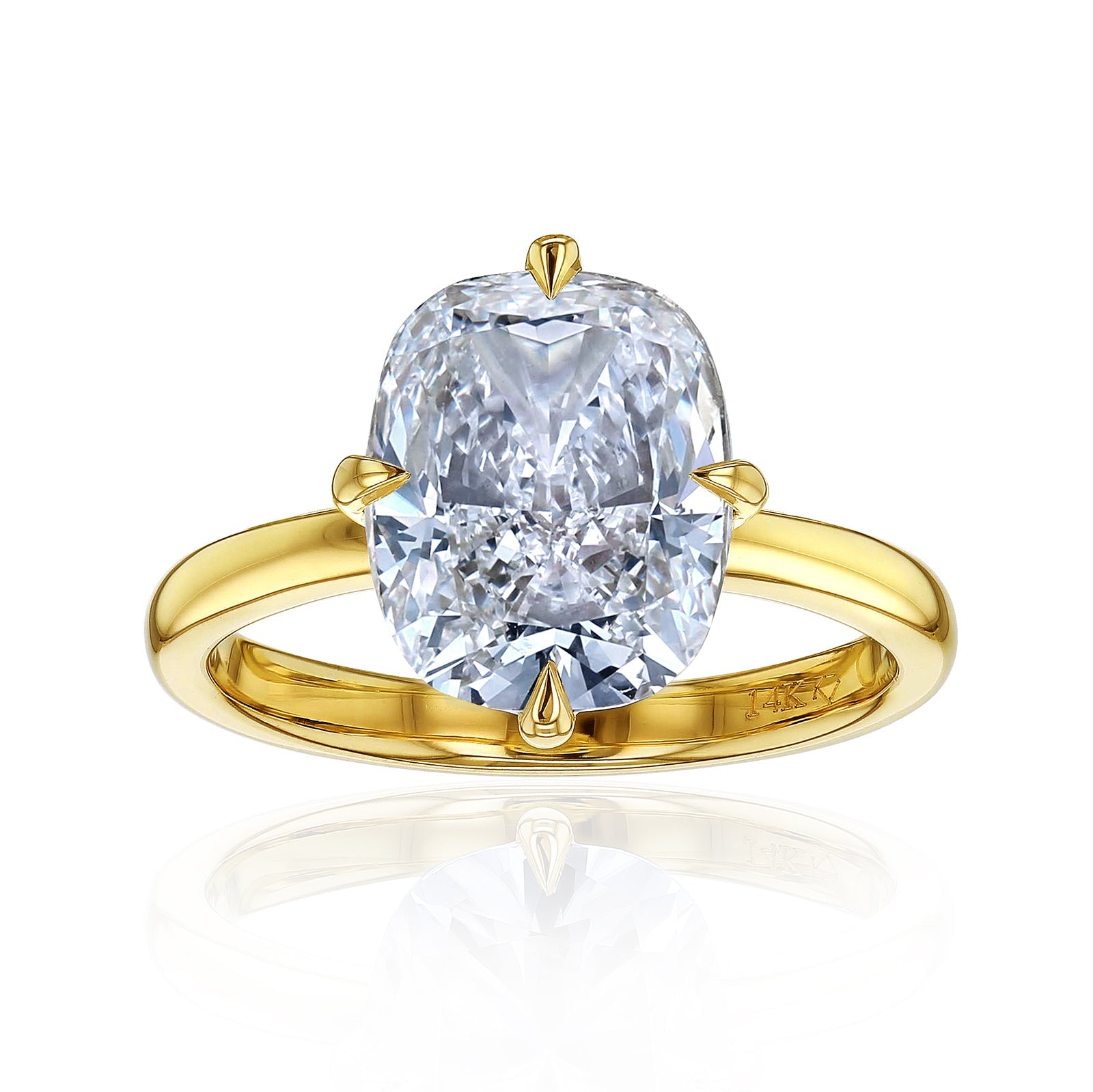 Lab Grown Diamond Plain Band Starlight Ring