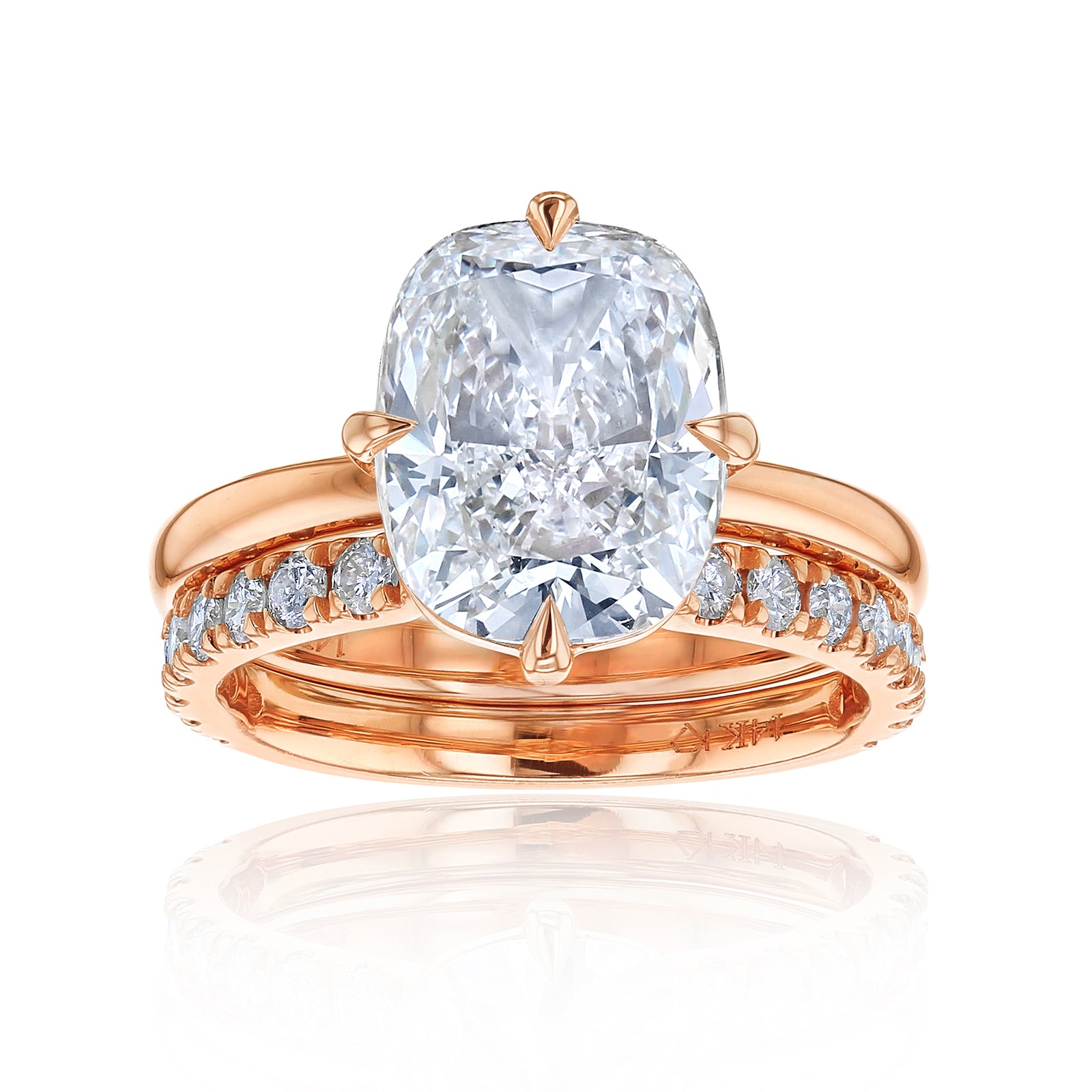 Lab Grown Diamond Plain Band Starlight Ring