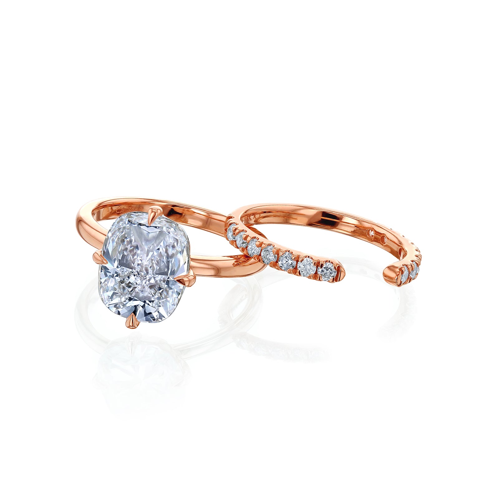 Lab Grown Diamond Plain Band Starlight Ring