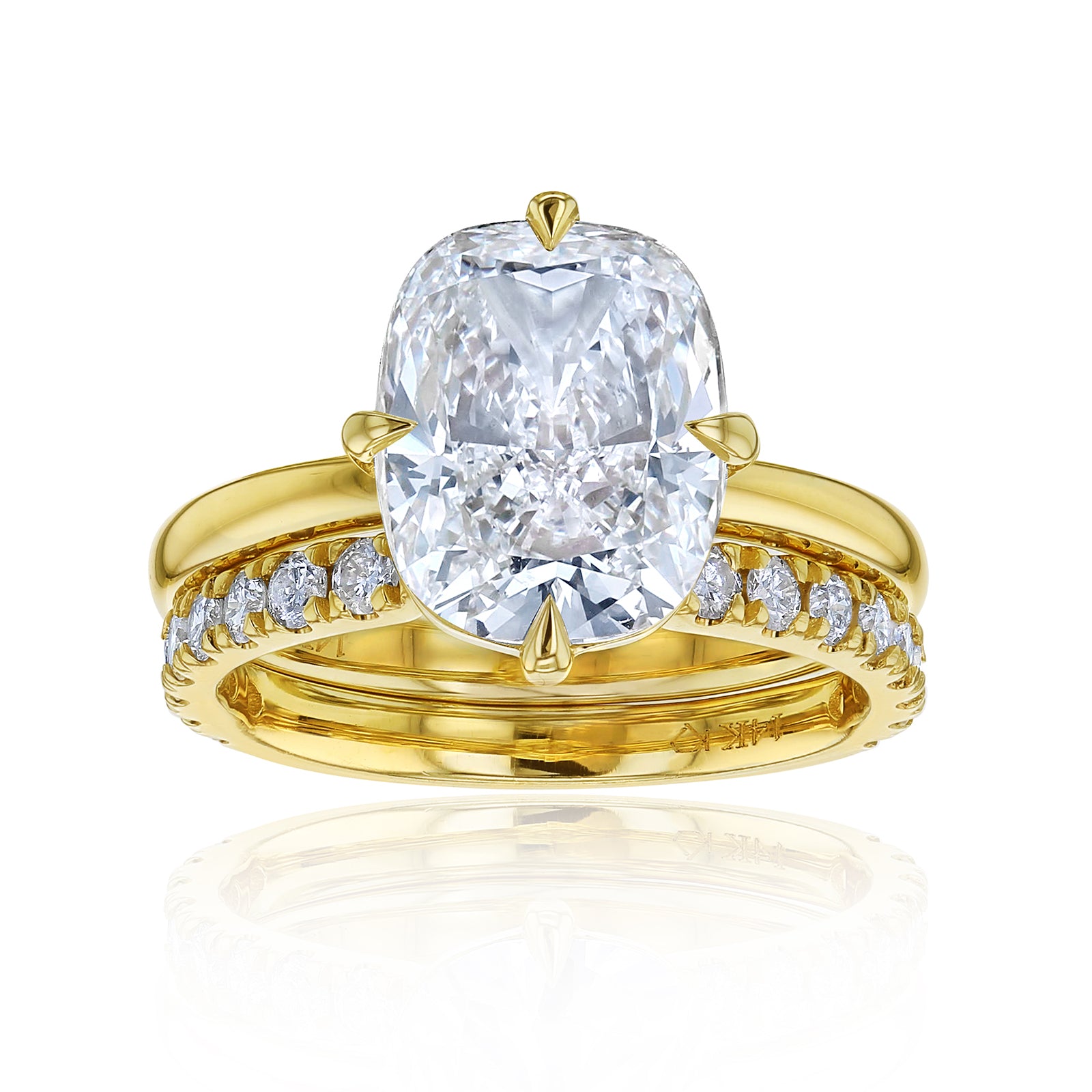 Lab Grown Diamond Plain Band Starlight Ring