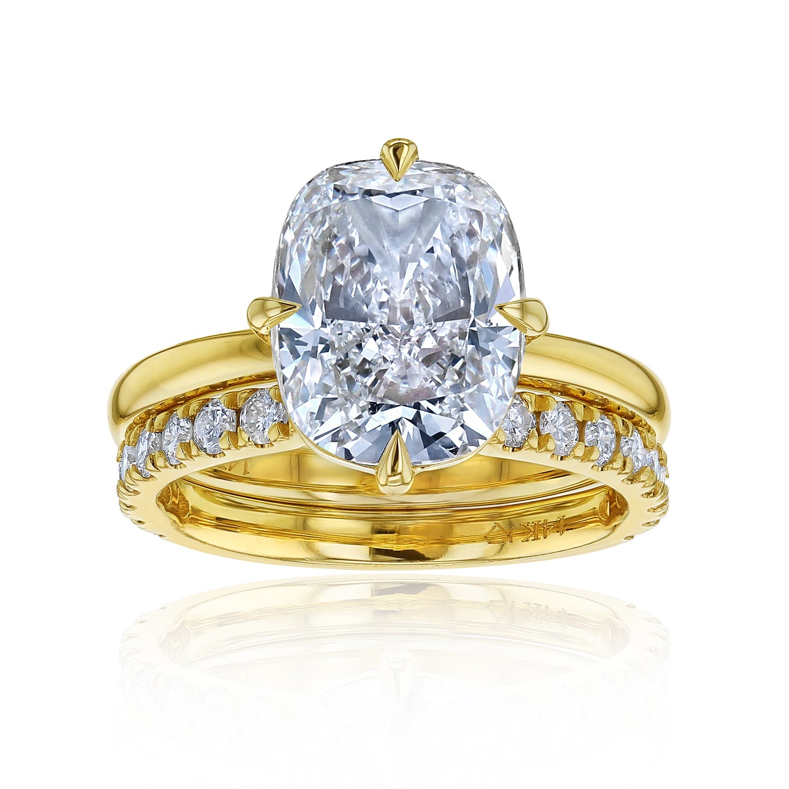 Lab Grown Diamond Plain Band Starlight Ring