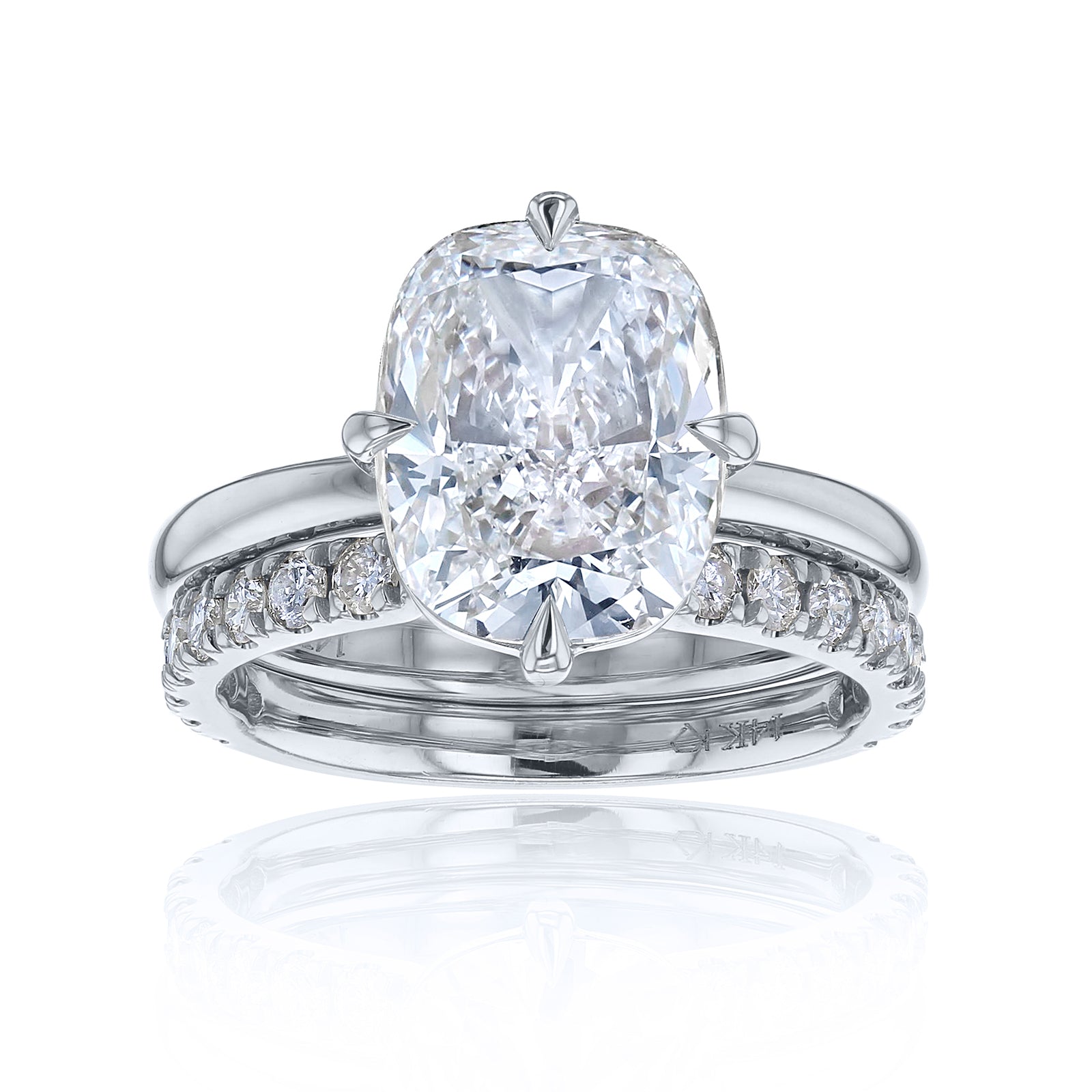 Lab Grown Diamond Plain Band Starlight Ring
