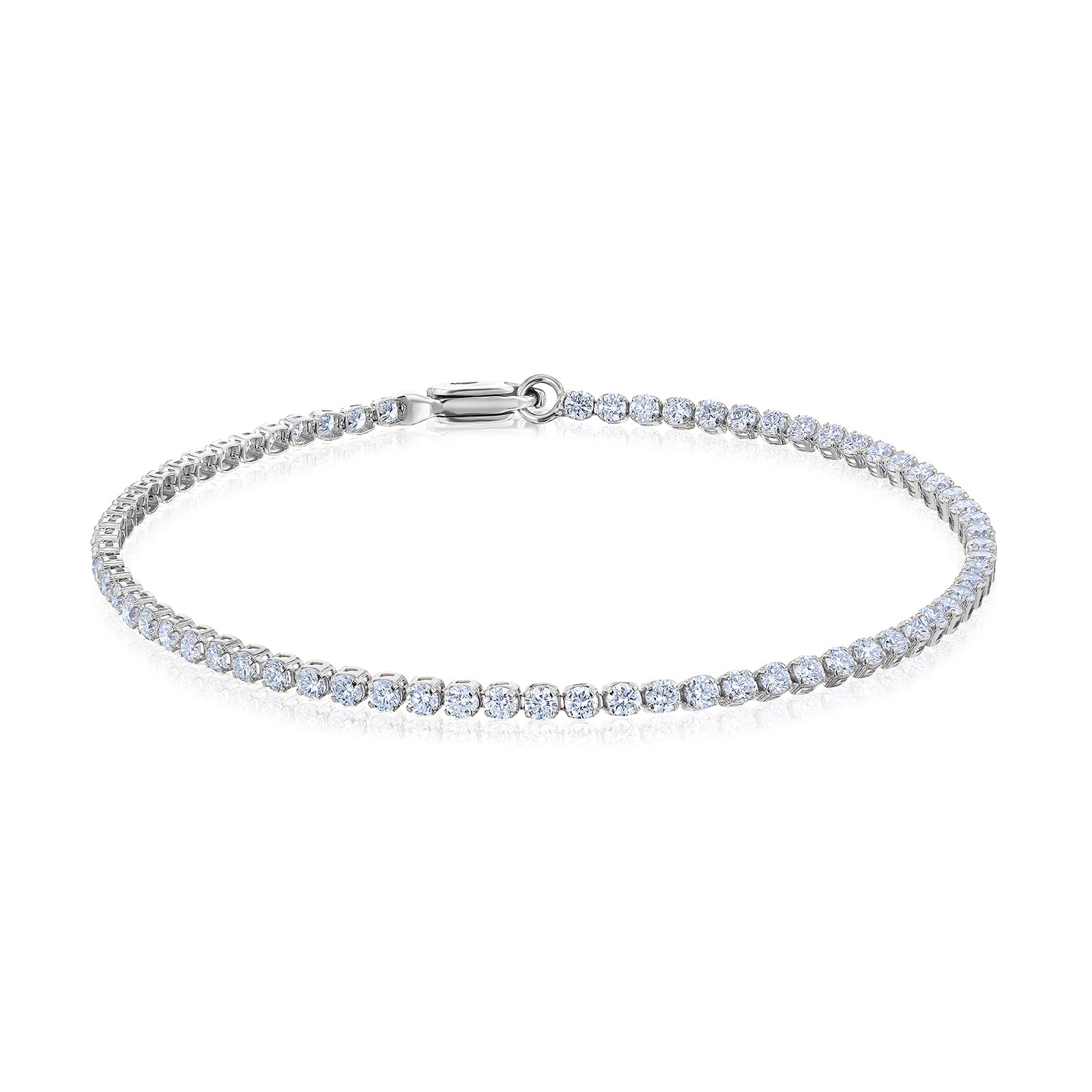Lab Grown Diamond 2 mm Tennis Bracelet